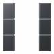 JUNG A503TSAANM keyset complete, 3X Series A / AS anthracite matt