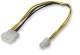 Manhattan 338646 P4 Adapter Kabel 13,3 cm ( 5,2 Zoll ) Stecker auf P4, 20 cm
