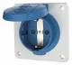 Mennekes 11031F 16A2P + E 230V Blue Socket, IP54
