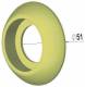 ABB 2TLA030054R0400 Yellow surround for Inca