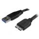 StarTech.com 2m (6ft) Slim SuperSpeed USB 3.0 A to Micro B Cable - M/M - 1 x Type A Male USB