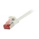 Patchkabel RJ45, CAT6 250Mhz, 1,0m weiss, FTP(U/FTP), TPE(Superflex), Flach, Synergy 21,