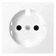 Merten MEG2330-0325 central plate for Schuko socket with BRS aws System M