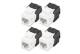 DIGITUS DK-2933-15-APC-SX CAT 6 Keystone-Modul, ungeschirmt – 4 Stk.
