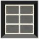 Issendorff 30226 LCN GTS6B GT rahmenlos schwarz mit 6 Tasten 6LEDs integr.TS 