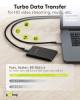 Goobay USB-C™-Kabel, USB4™ Version 2.0, 1,5 m, schwarz,si