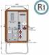 Walther-Werke WAV0160R1 Walther connection cabinet 44kVA meter plate RCD type B 5 LS 3 CEE outlet