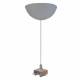 Ridi Leuchten GmbH 0204639SI VLDHSB SI ceiling mount with canopy for LINIA-DECO light strip