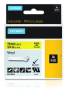 DYMO 18433 Rhino Band Vinyl 19 mm x 5,5 m schwarz->gelb