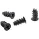 InLine screw kit black pack of 50 pieces
