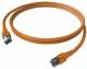 ZVK EasyLan CP1KODODO0010 FlexBoot Kat.6 Patchkabel Kl.EA geschirmt orange 1,0m