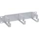 InLine® 25,4 cm ( 10 Zoll ) Kabelführungspanel, 3 Bügel, RAL 7035 grau