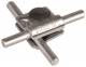 Dehn + Soehne 390061 Our concern MV clamp Rd 8-10 mm Al ,
