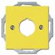 Busch Jaeger 2CKA001724A4345 BJ 2533-914-15 Zentralscheibe 22,5mm gelb mit Tragring Busch-balance SI
