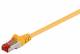 Goobay 95463 CAT 6 patch cable, S/FTP (PiMF), yellow - CCA copper mixture