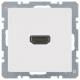 3315426089 HDMI sockets Berker Q.1 p, 3315426089