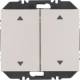Berker 24127204 Wandsendermodul Enocean mit Wippe 2fach mit Symbol Pfeile K.5 edelstahl