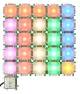 Allnet ALL-BRICK-0731 Brick’R’knowledge 7 Color Light Set Russian/Russisch