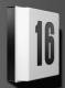 RZB 221167.003.25 house number light, LED / 5W 226x226x70 m.Dämmerungsschalter