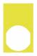Schneider Electric ZBY61101 Schneider backing plate 30x50mm writing black sign yellow