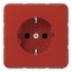JUNG CD1520BFKIRT SCHUKO socket AI, 16A 250V shatterproof CD red