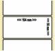 OEM-Factory Etiketten - Transfer 104 x 56mm, permanent, K40