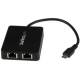 STARTECH.COM USB-C to Dual Gigabit Ethernet Adapter with USB 3.0 Type-A Port - USB Type-C Gigabit Network Adapter