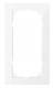 Merten MEG4025-3625 M-Pure frame 2-fold without middle bar active white