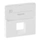 Legrand 755470 Abdeckung RJ11/RJ45 mit Befestigungsfeld 1fach Valena Life ultraweiß