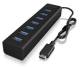 Hub 7-Port IcyBox USB 3.0 IB-HUB1700-C3 USB 3.0 Type-C (b) retail