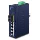 PLANET 4+1 100FX Port Single mode Industrial Ethernet