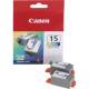 Tintenpatrone Canon BCI15C (2er-Pack) cyan/magenta/gelb 100 Seiten