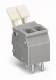 WAGO 255-402/333-000 terminal strip with finger pushers 0.08-2.5 mm² gray