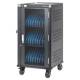 Manhattan 181174 MH 30-Bay AC Charging Cabinet, UK, Schwarz