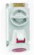 Bals 160052 Wandsteckdose abschaltbar, verr. 16A 5p 400V 6h IP67 Geh.Gr:170x90