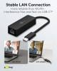 Goobay USB-C™-Ethernet-Adapter, schwarz, 0.1 m - zum Ansc