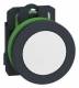 Schneider Electric XB5FA11 Schneider push button complete flush plastic white 30mm 1S IP69K