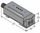 Turck Opto Sensor, light guide sensor for glass light guide 3058017