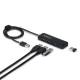 Startech.com H5A4A-USB-HUB-2 4-Port USB-A Hub USB 3.0 5 Gbps busbetrieben Mini USB-Verteiler mit 61 cm Kabel USB-A zu 4x USB-A Splitter