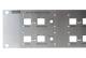 Wantec mounting plate for 8 adapters of the 2wIP D series