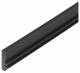 Hager BKZBSK7011 covering edge 4mm floor covering hfr L2.4m iron grey