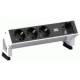 Bachmann DESK2 socket, 3xDosen (CEE7) 1xABD, with Z