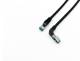 Equip 605894 Patch cable Cat6A angled S/FTP 2xRJ45 5.00 m black LSZH poly bag