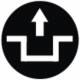 Moeller 218178 EATON M22-XD-S-X12 button plate flat black with unlock symbol 