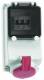 Bals 1595 Wandsteckdose QC TE 16A 5p 400V 6h IP44 rot Automat