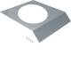 Hager AKM400306R12 Stamped cover round 306 mm L400 mm steel for AK 400x70 mm