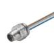 Weidmüller 1861180000 SAIE-M12S-8-0.5U-FP-M16 Einbaustecker M12 Stift 