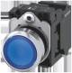 Siemens 3SU11530AB503BA0 3SU1153-0AB50-3BA0 Leuchtdrucktaster 22 mm rund Metall hellblau 1S