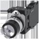 Siemens 3SU11504BF113FA0 3SU1150-4BF11-3FA0 key switch RONIS 22 mm round light grey SB30 Abz.O+I