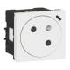 Legrand 077125L Link Steckdose 45° F/B Std Funktionsanz. EBS Mosaic ultraweiß